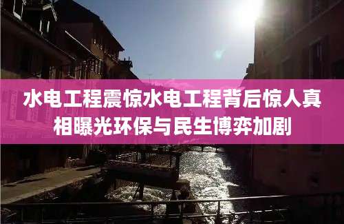 水电工程震惊水电工程背后惊人真相曝光环保与民生博弈加剧