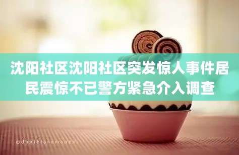 沈阳社区沈阳社区突发惊人事件居民震惊不已警方紧急介入调查