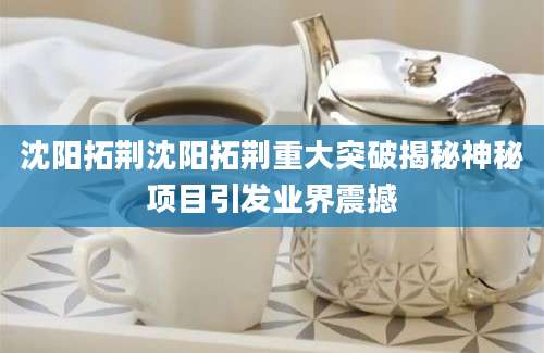 沈阳拓荆沈阳拓荆重大突破揭秘神秘项目引发业界震撼