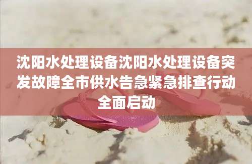 沈阳水处理设备沈阳水处理设备突发故障全市供水告急紧急排查行动全面启动