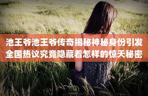 池王爷池王爷传奇揭秘神秘身份引发全国热议究竟隐藏着怎样的惊天秘密
