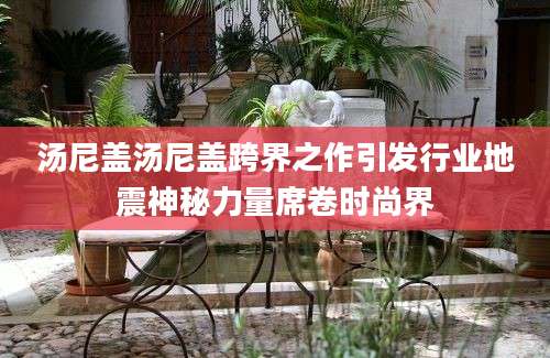 汤尼盖汤尼盖跨界之作引发行业地震神秘力量席卷时尚界